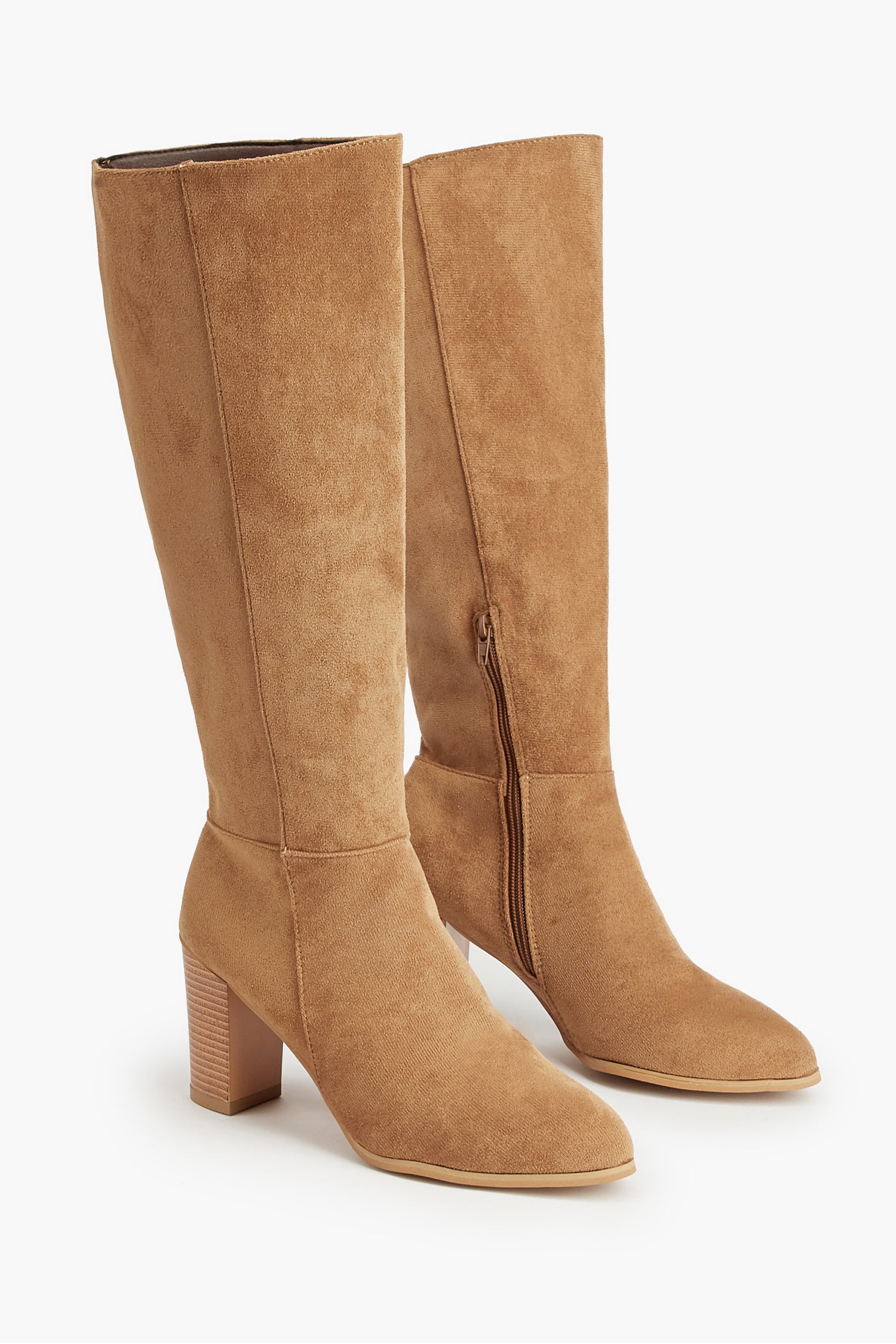 Braune Kniehohe Stiefel