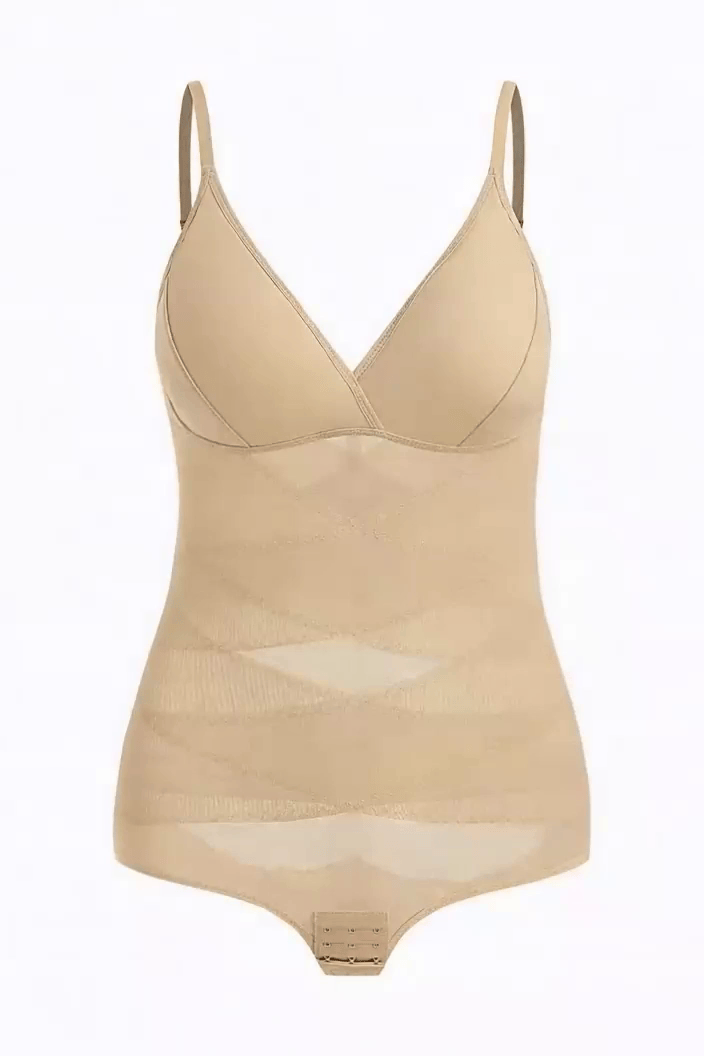Beiger Shapewear-Bodysuit