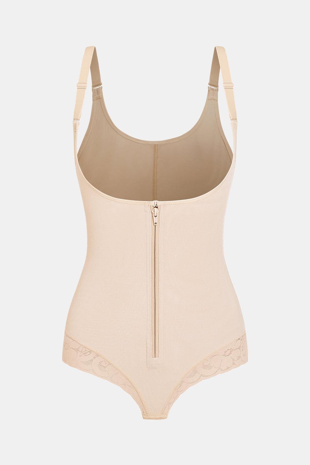 Beiger Mittlere Kompression Shapewear Body