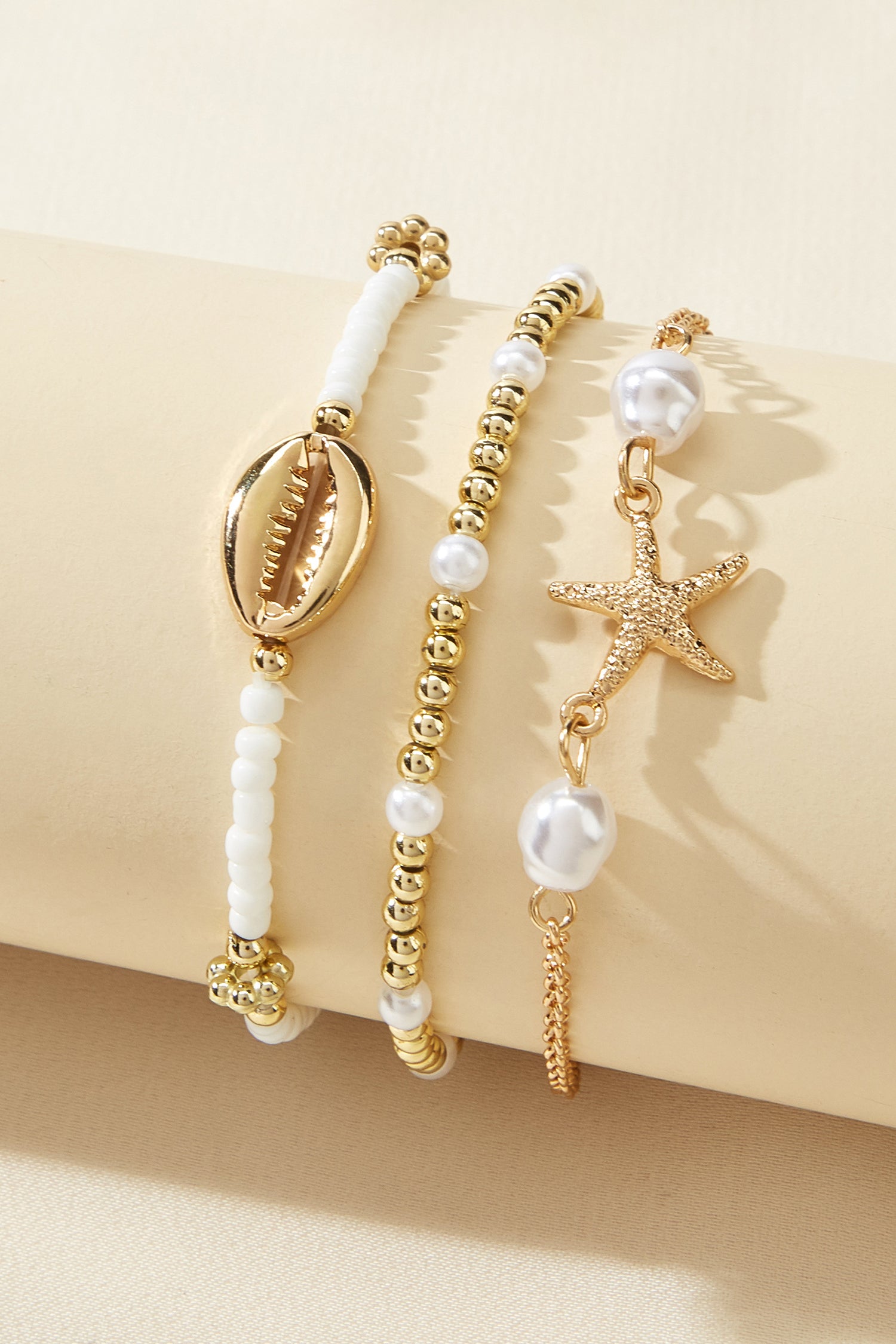 Perlenarmband-Set mit Strandmotiven