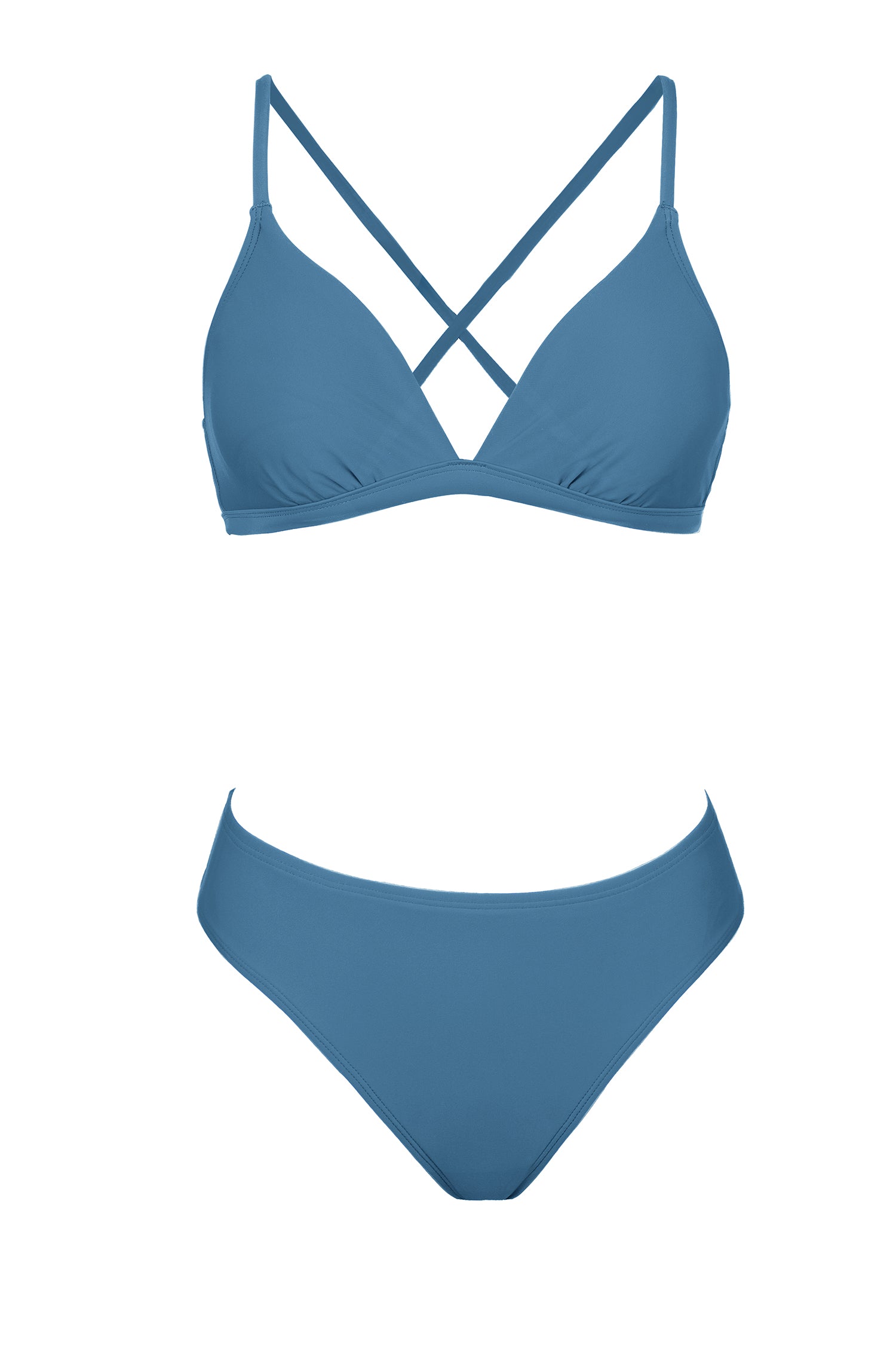 Boho BH mit Rückenschnürung & Hipster-Bikini-Set