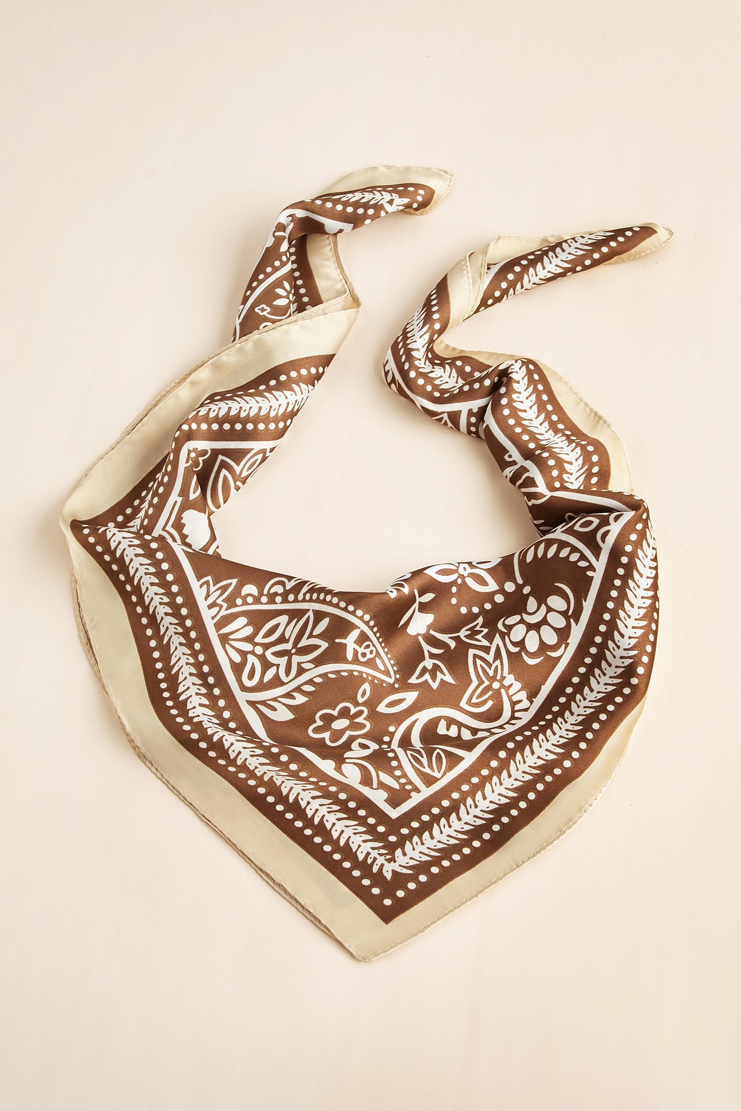 Paisley Satin-Quadrattuch