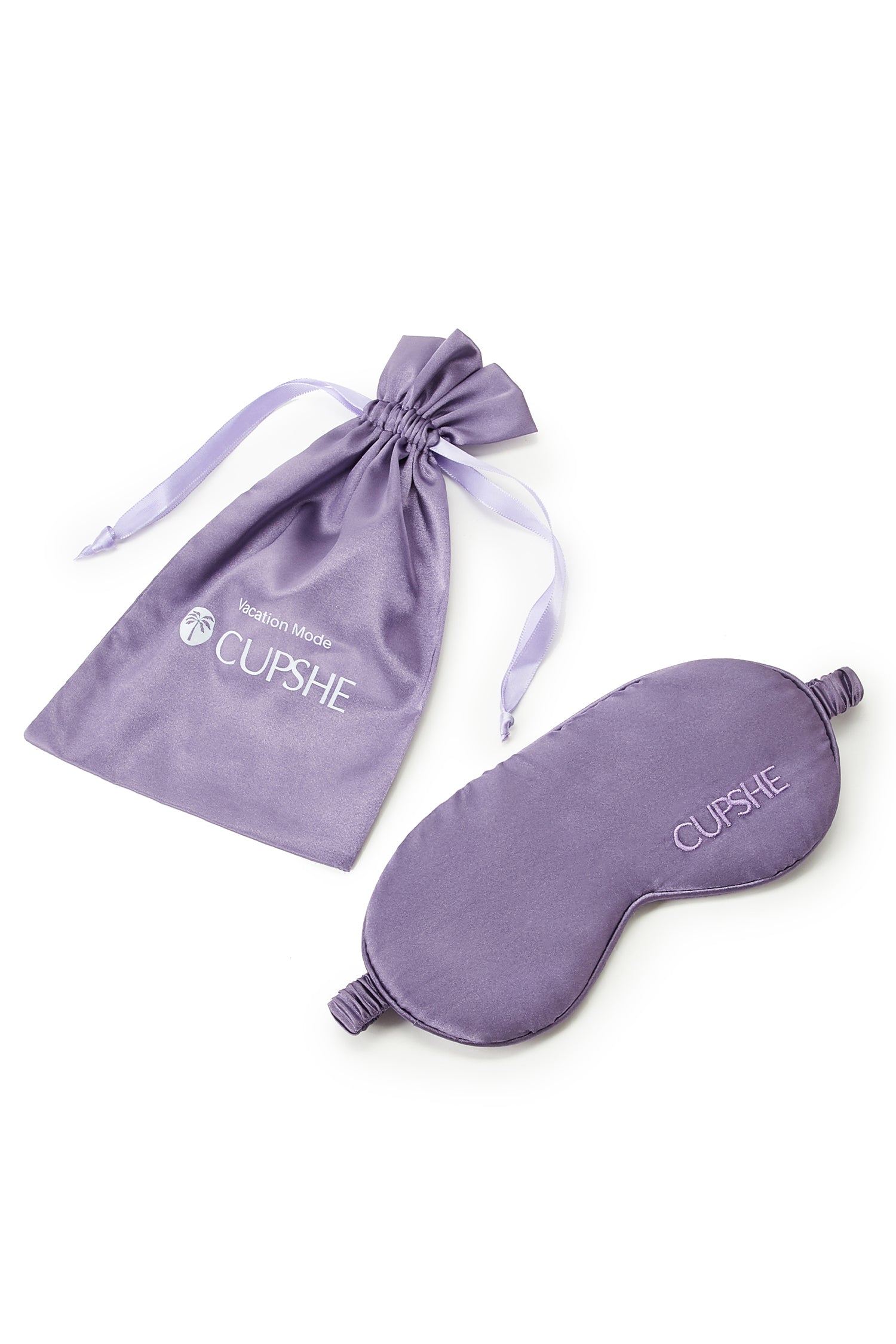 Augenmaske mit Beutel aus Satin