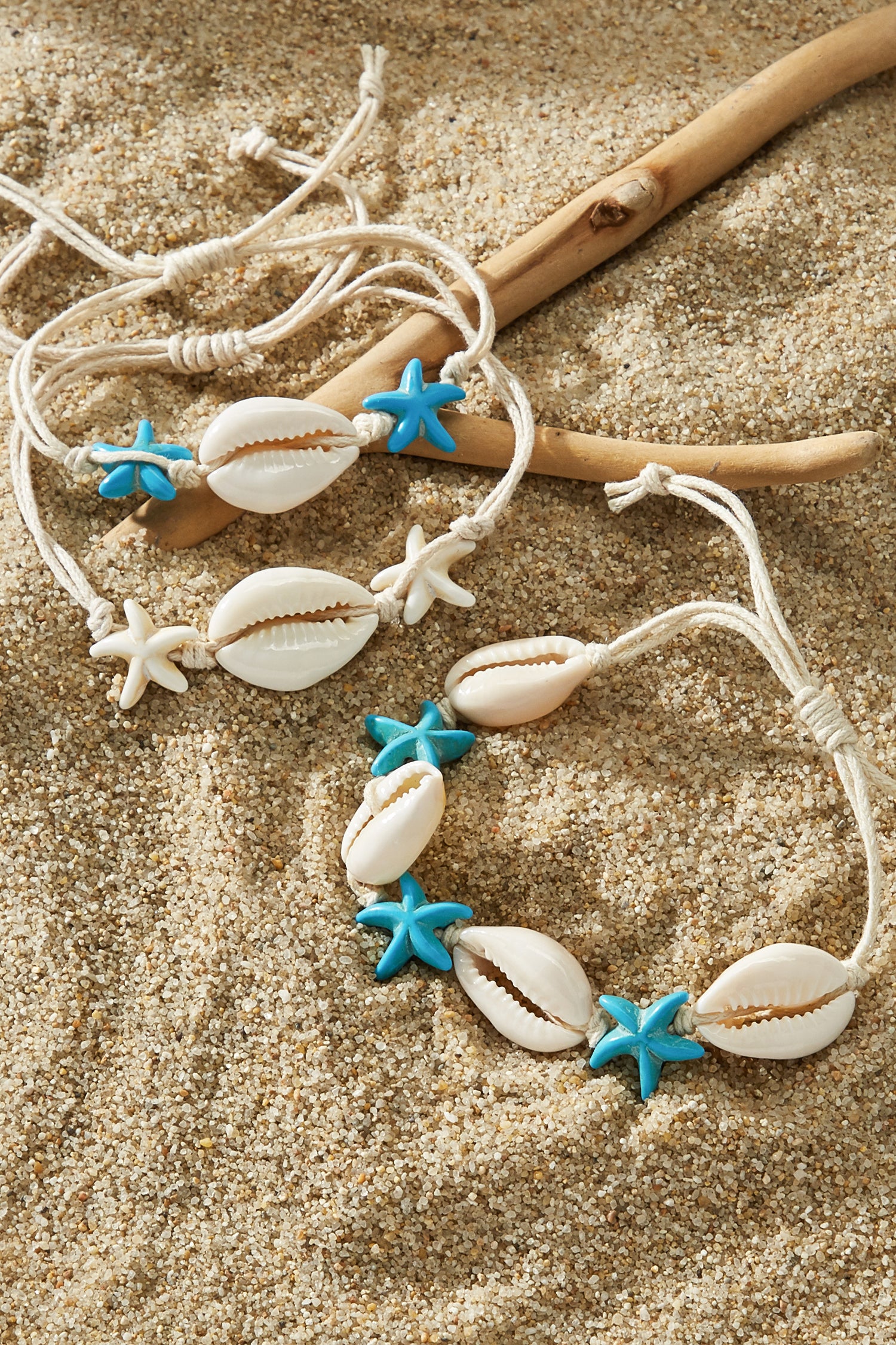 Verstellbares Muschelarmband