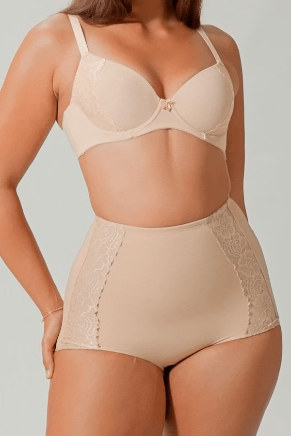 High-Waist Shapewear-Slips in Beige