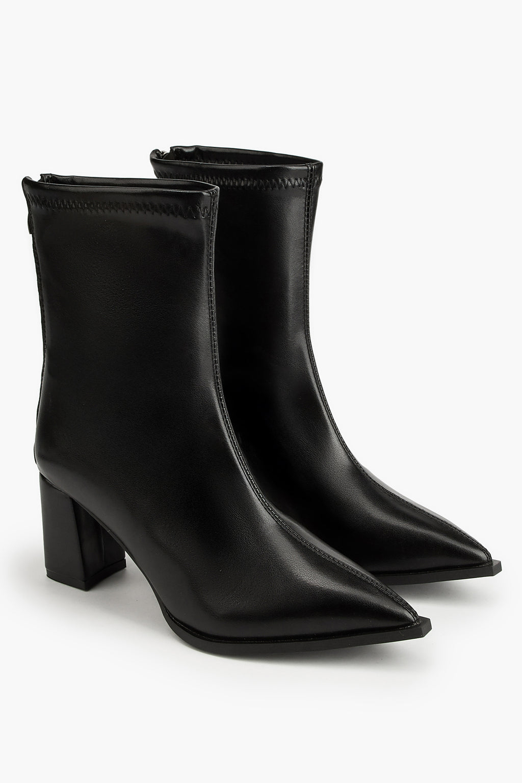 Schwarze Knöchelstiefel