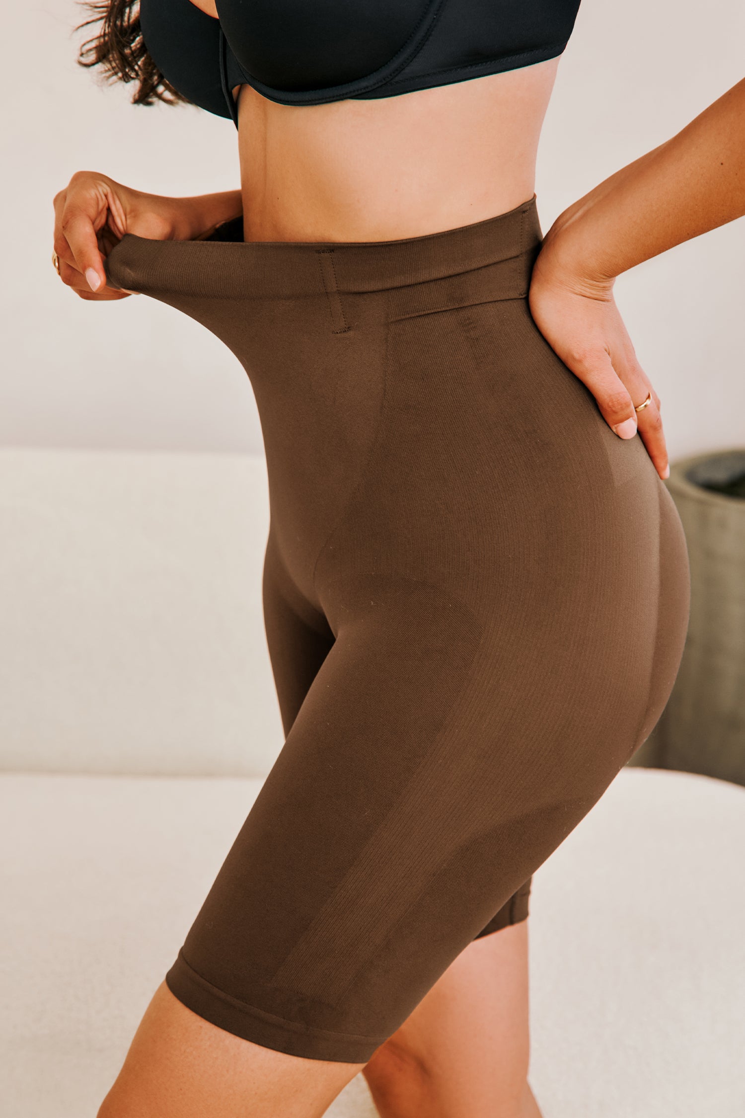 Shapewear-Unterhose mit langer Innennaht