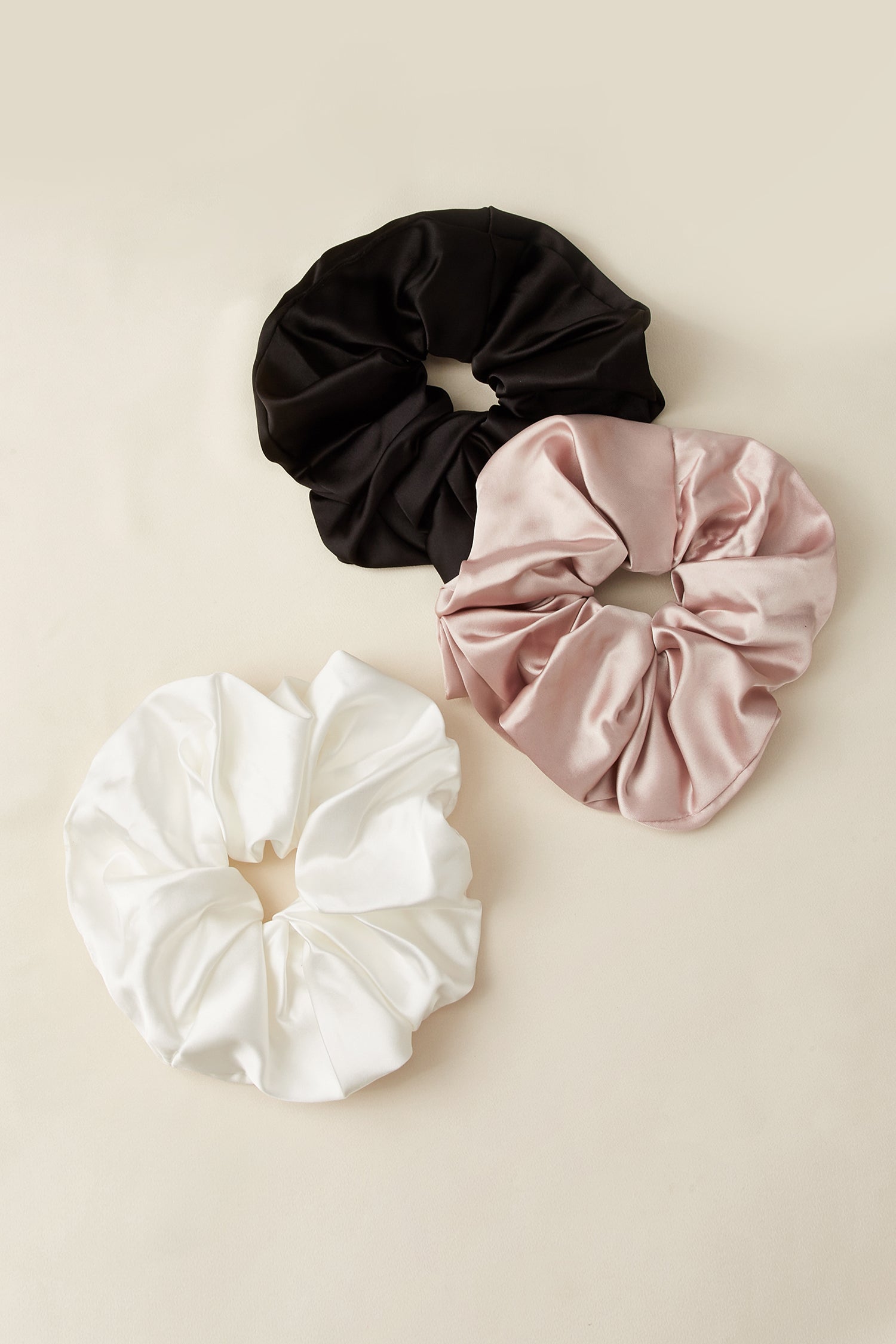 Satin-Haargummi-Set