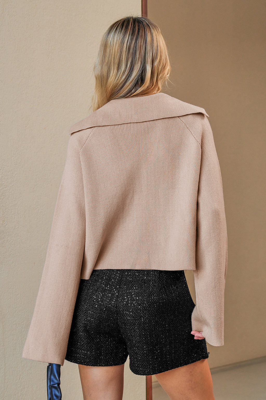 Khaki Doppelreihige Jacke
